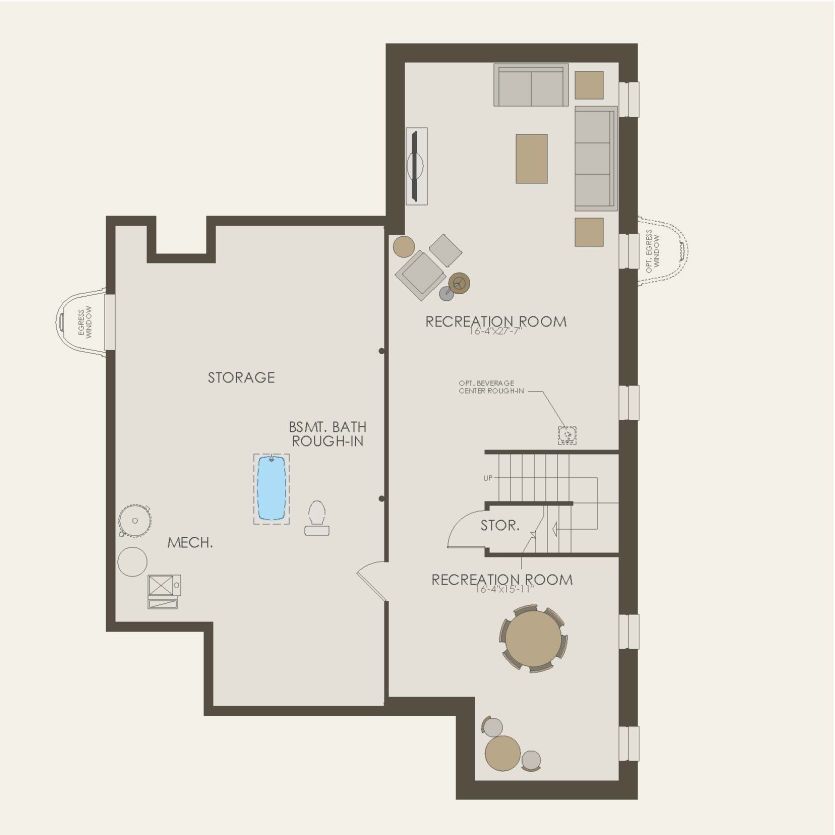 Basement 4 br / 4.5 ba