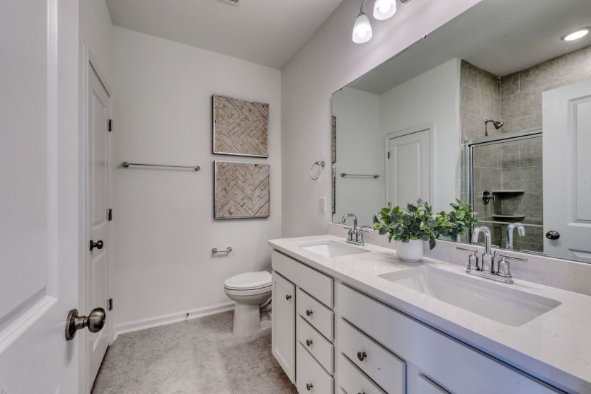 Owner's Suite Bath with Double Vanity