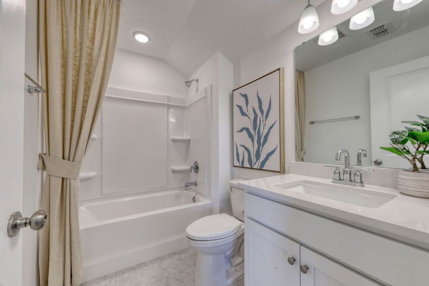 Guest Bathroom with Soaking Tub