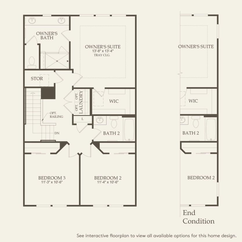 Third Floor 3 br / 2.5 ba