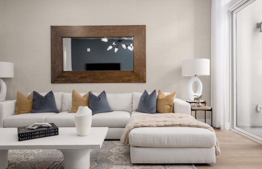 Inviting gathering room