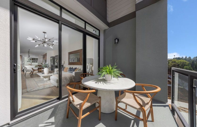 Balcony off gathering room