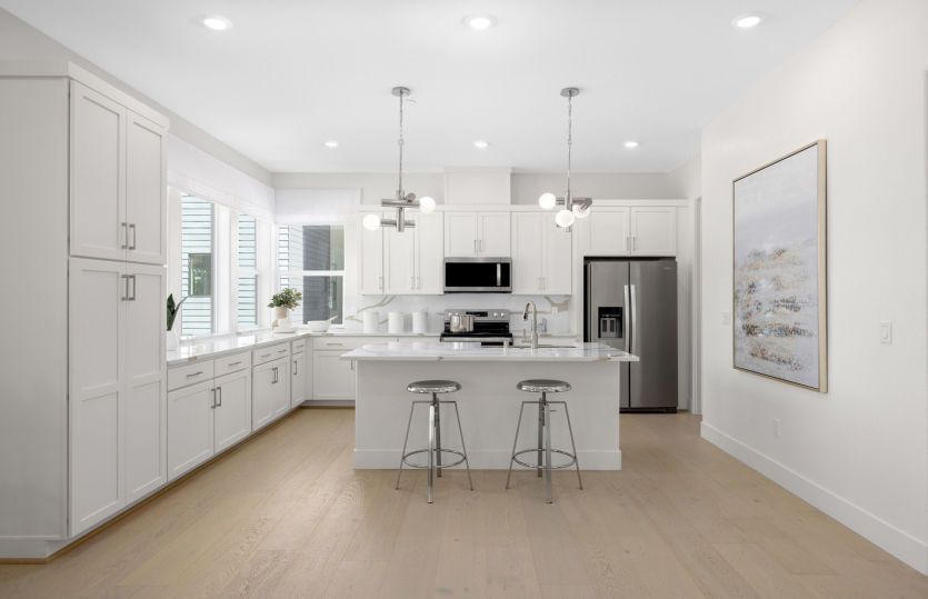 Impressive kitchen with ample storage