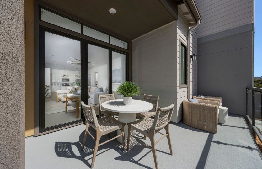 Balcony off gathering room