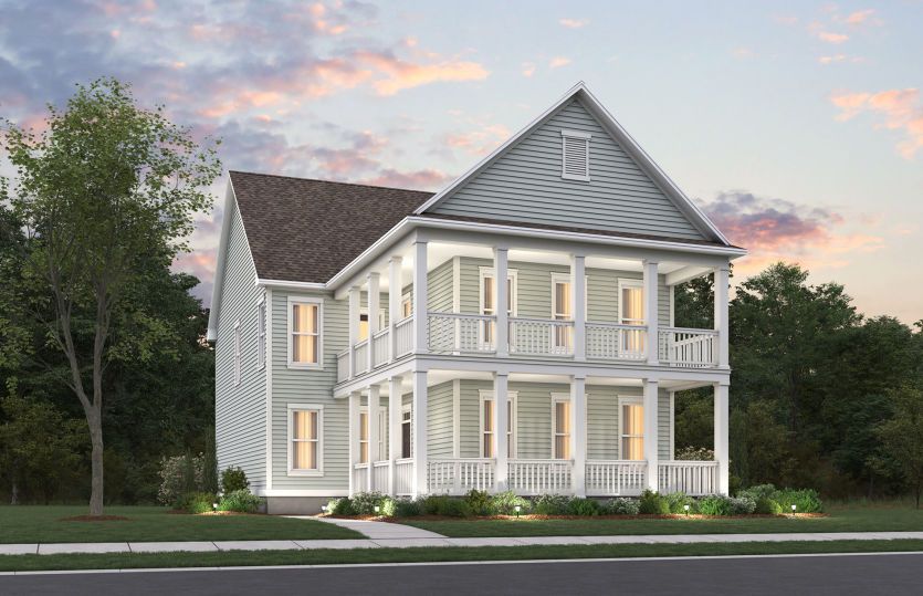 Ravenwood Exterior 5 new construction home with dual front porches