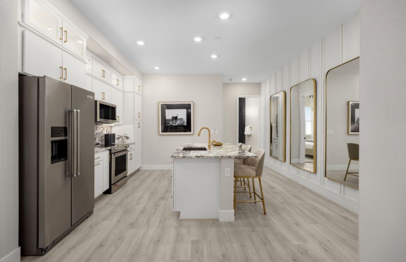 Gorgeous kitchen with large island