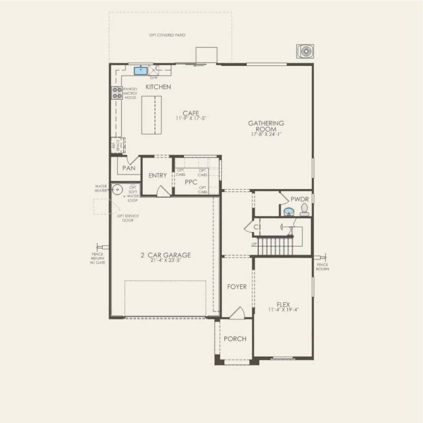 First Floor 3 br / 2.5 ba
