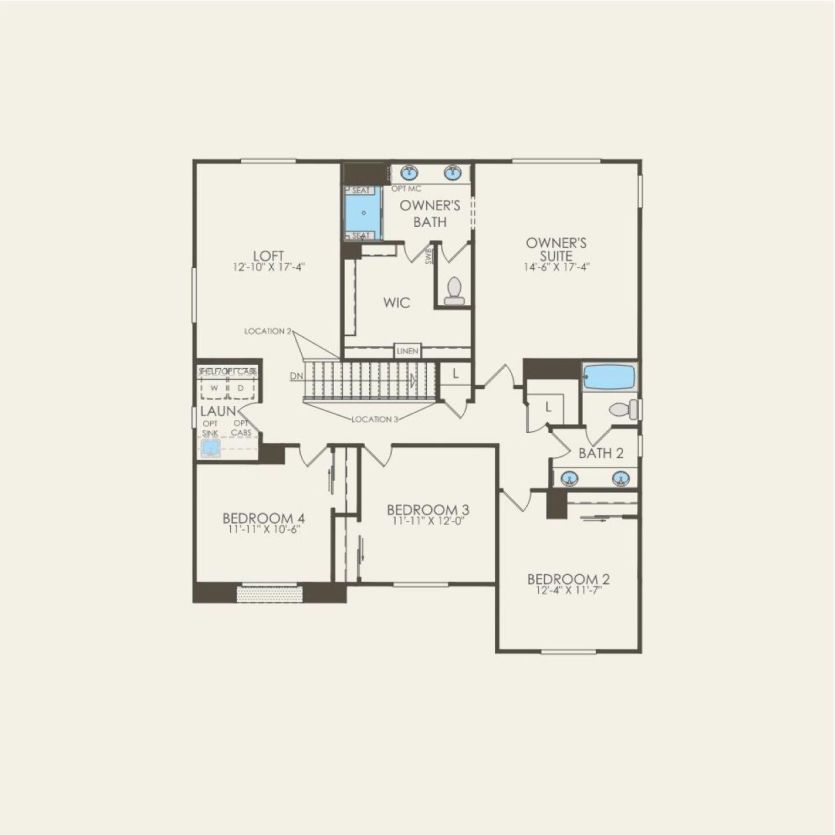 Second Floor 5 br / 3 ba