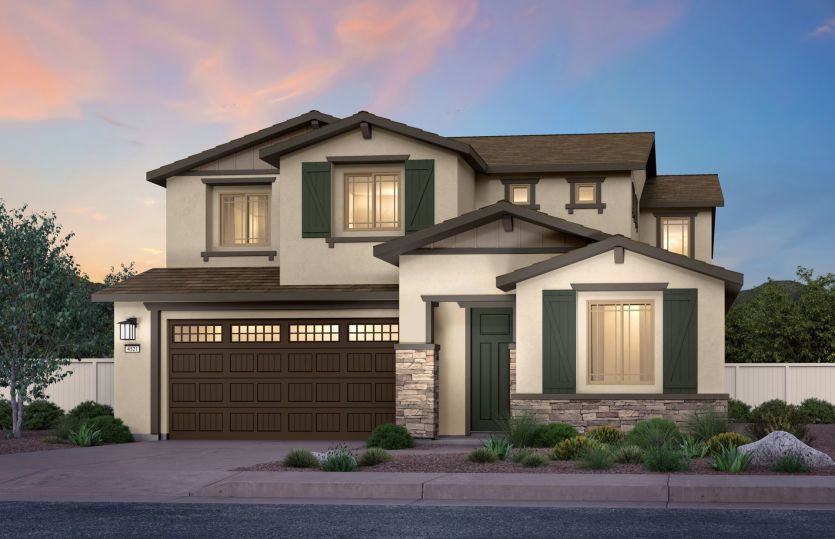 Pinewood Craftsman Elevation (C)