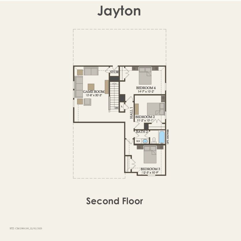 Second Floor 4 br / 2.5 ba