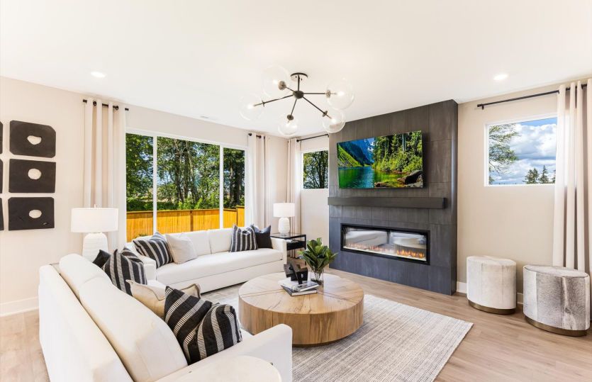Gathering Space with Backyard Views