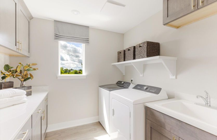 Laundry Room with Storage