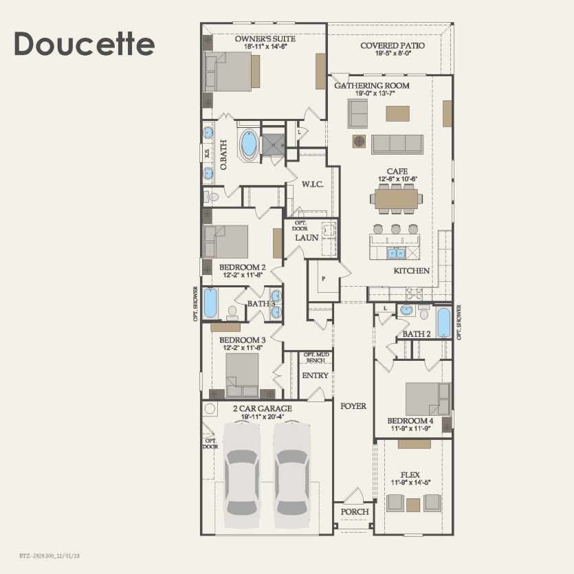 First Floor 4 br / 3 ba