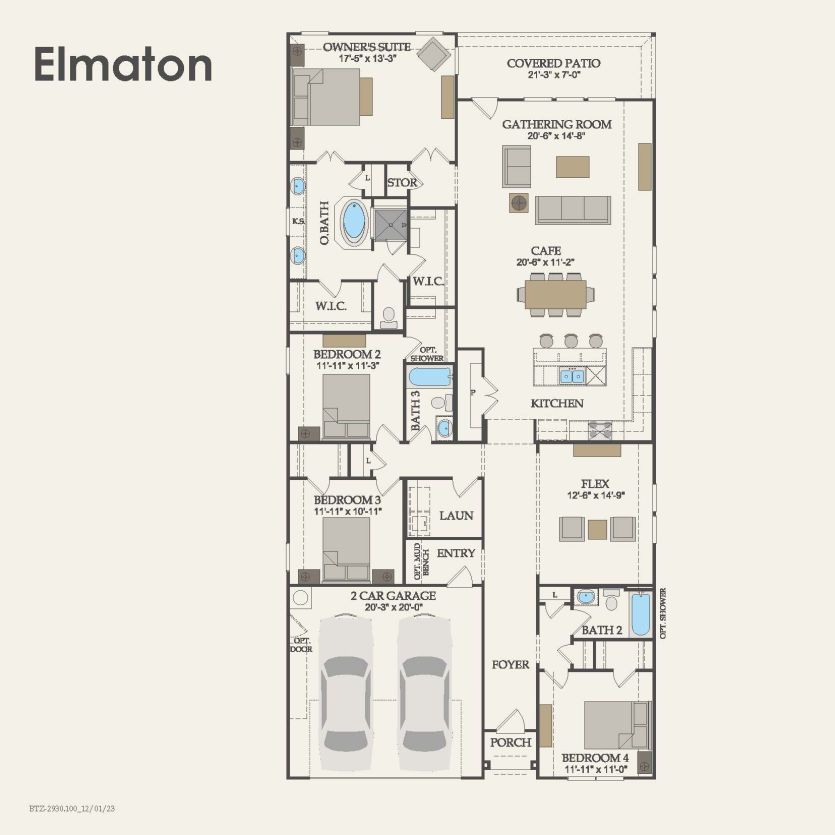 First Floor 4 br / 3 ba