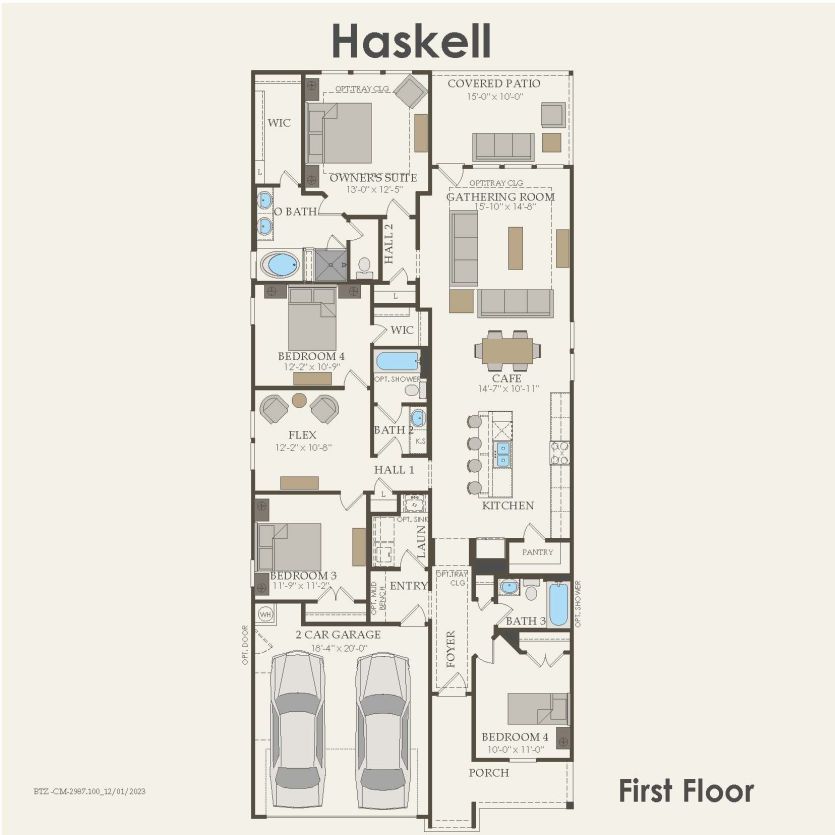 First Floor 4 br / 3 ba