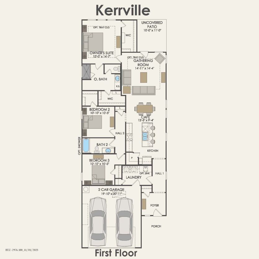 First Floor 3 br / 2 ba
