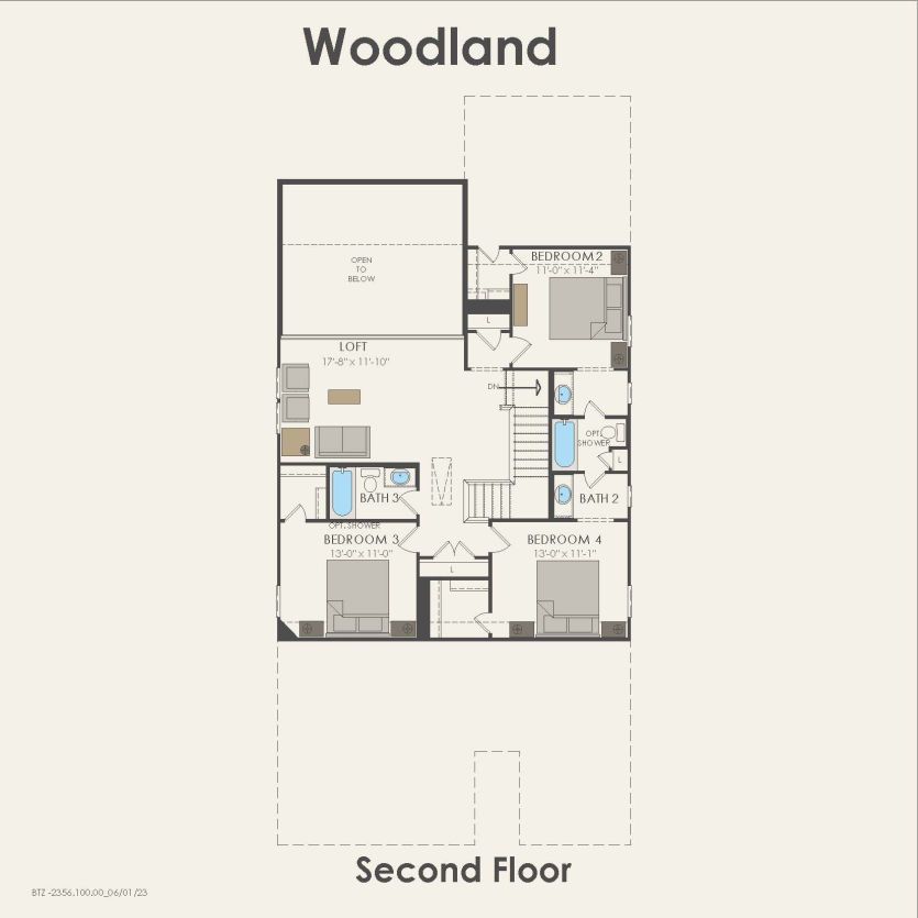 Second Floor 4 br / 2.5 ba
