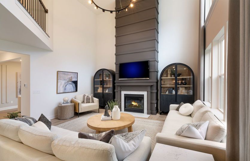 Gathering Room with Two-Story Windows