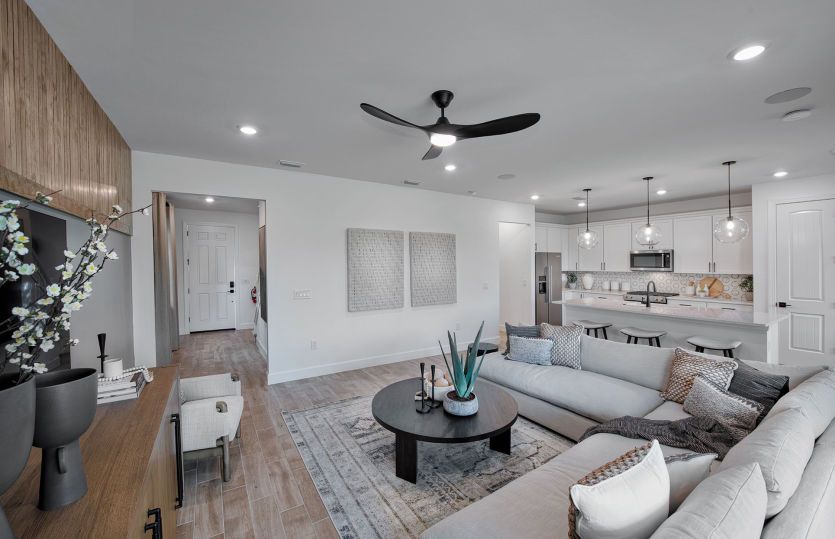 Connected, open living spaces