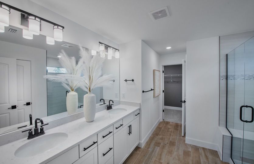 Owner's Bathroom with Double Sink Vanity