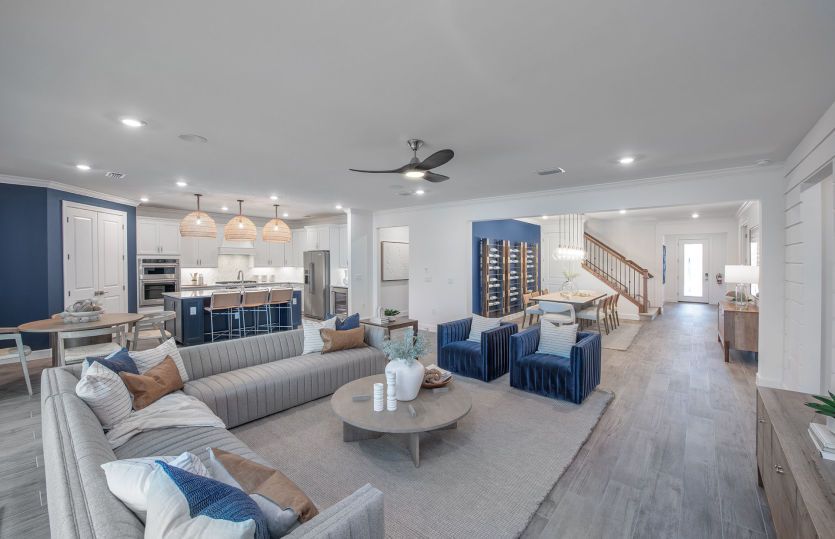 Open gathering room - perfect for entertaining
