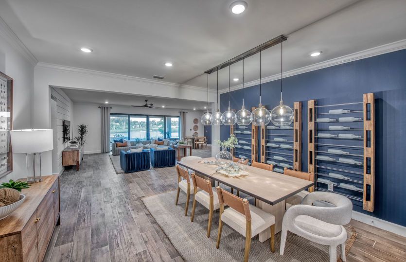 Formal dining area