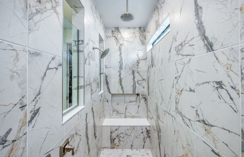 Owner's bathroom with walk-in shower