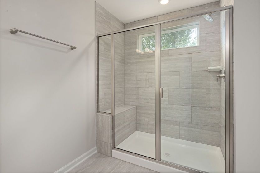 Owners Bath has Walk-In Shower - Model Representation