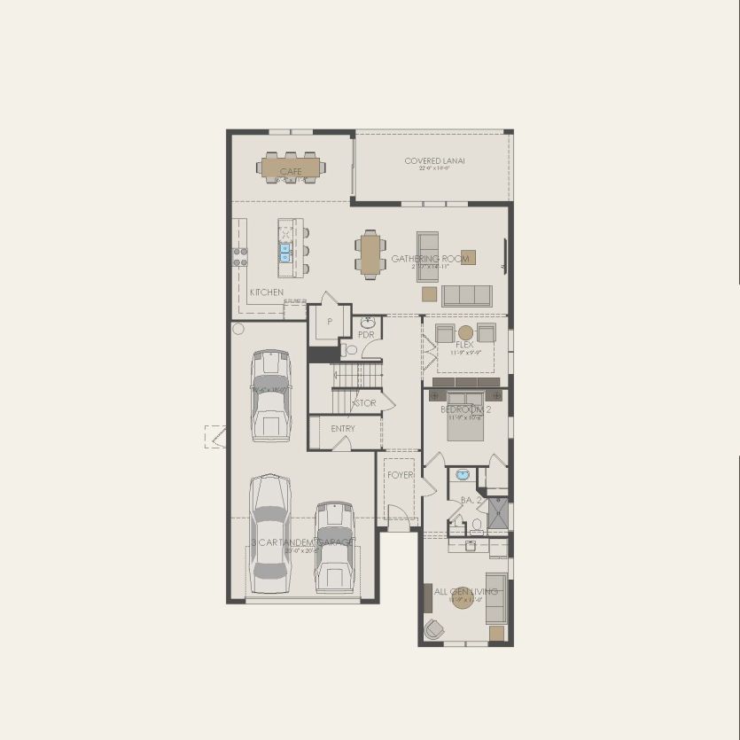 First Floor 5 br / 3.5 ba