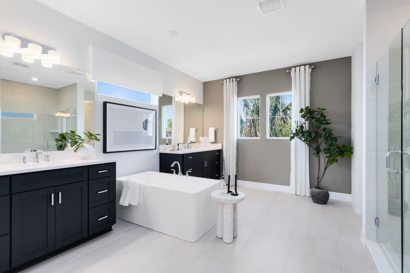 Spa-Inspired Owner's Bath Retreat