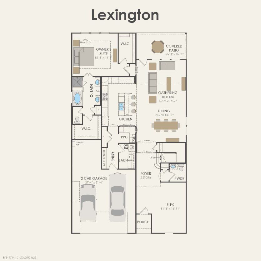 First Floor 4 br / 2.5 ba
