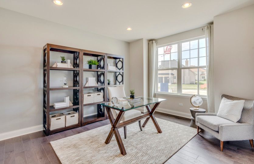 Flex Room or Home Office, Adjacent to the Foyer
