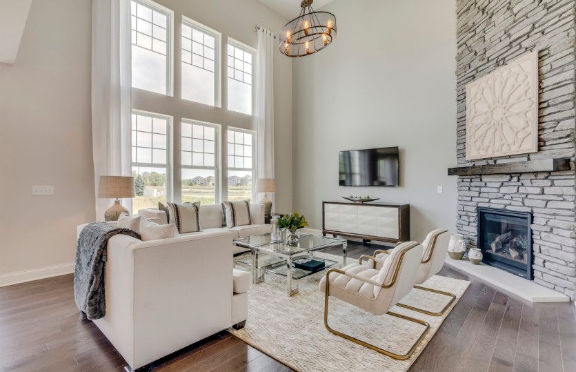 Elegant Two-Story Gathering Room