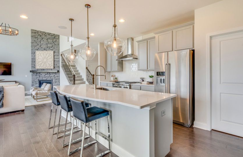 Kitchen with Large Breakfast Bar