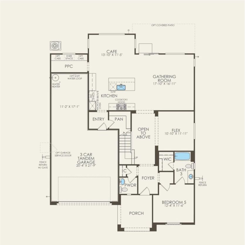First Floor 5 br / 3.5 ba