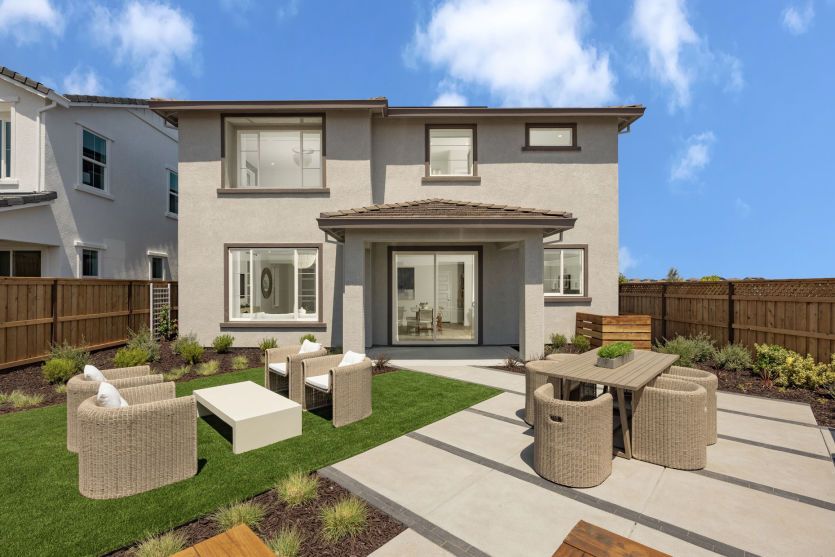 Backyard perfect for entertaining