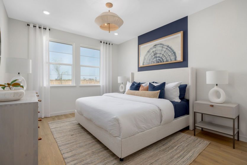 Modern secondary bedroom