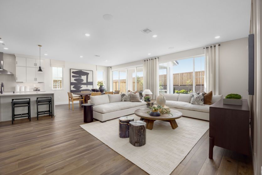 Functional open floor plan