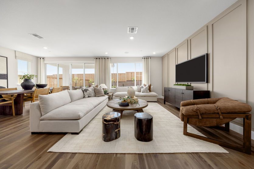 Inviting gathering room