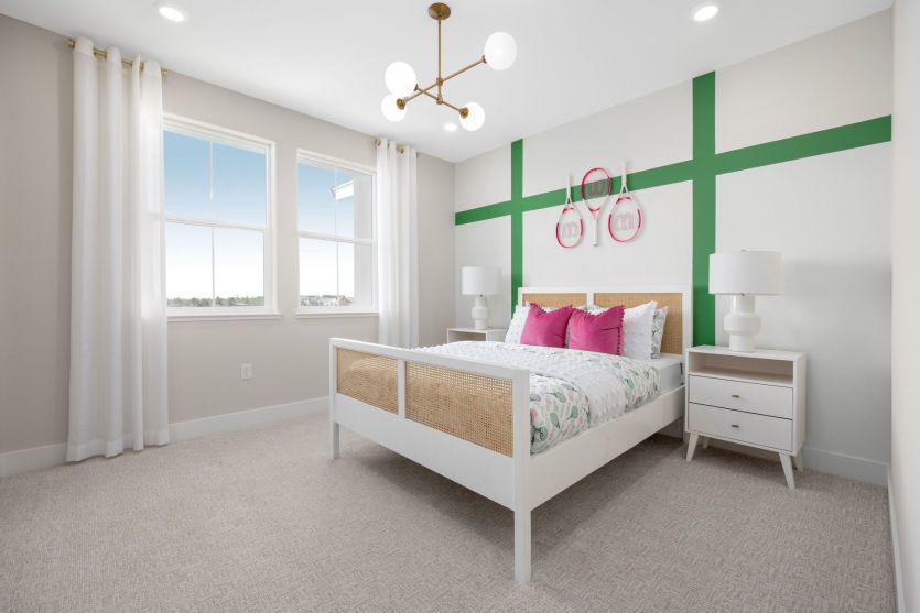 Secondary bedroom for guests or kids