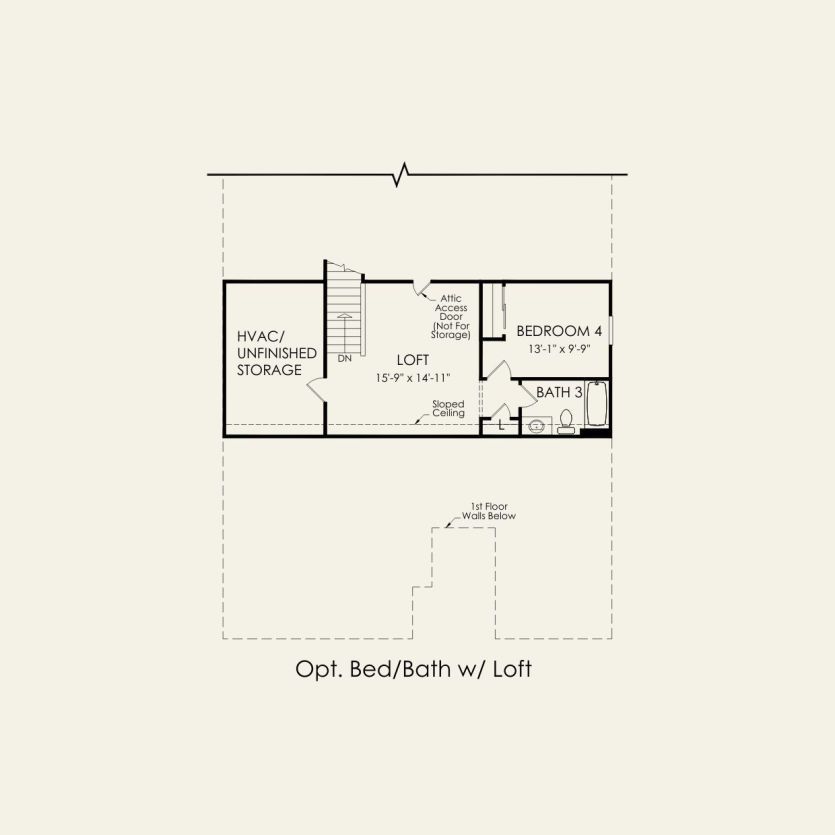 Second Floor 2 br / 2 ba