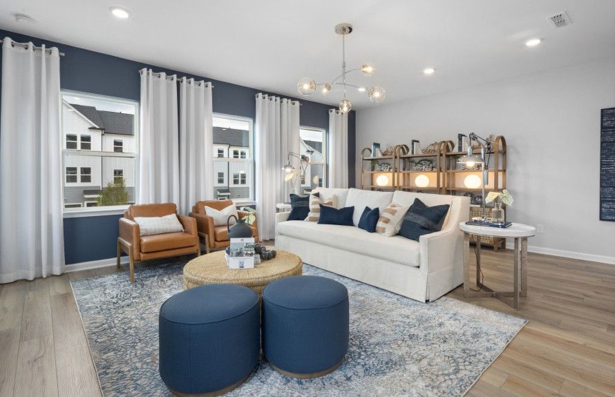 Spacious Living Rooms