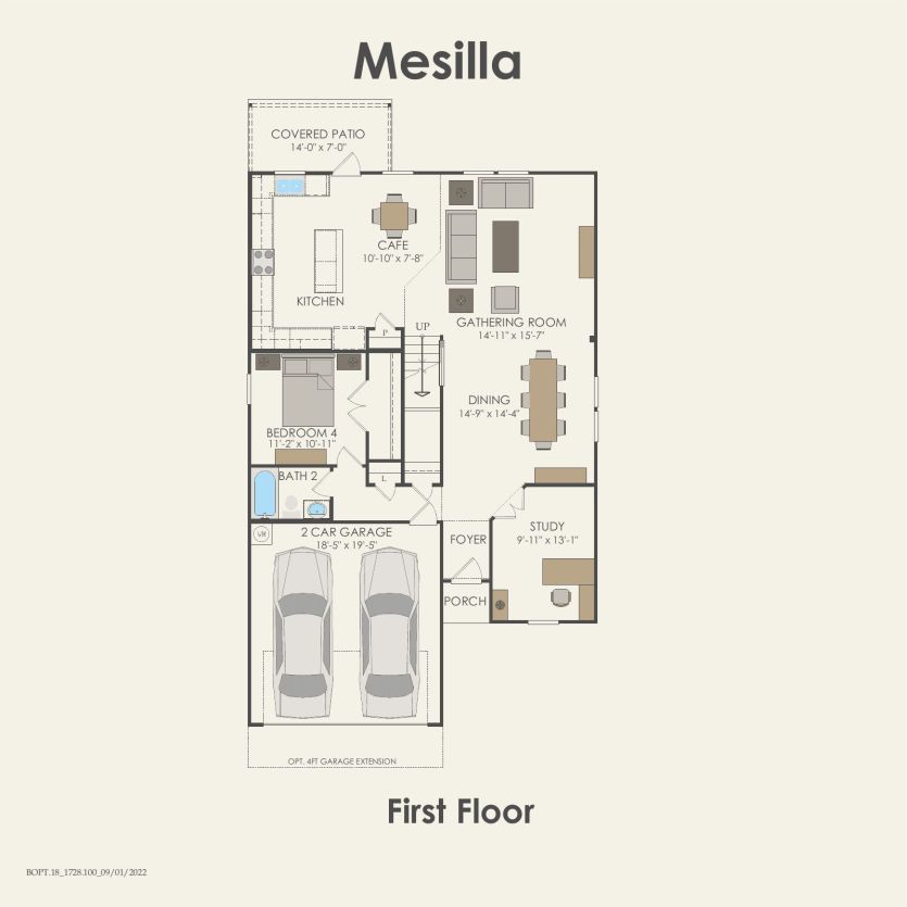 First Floor 4 br / 3 ba