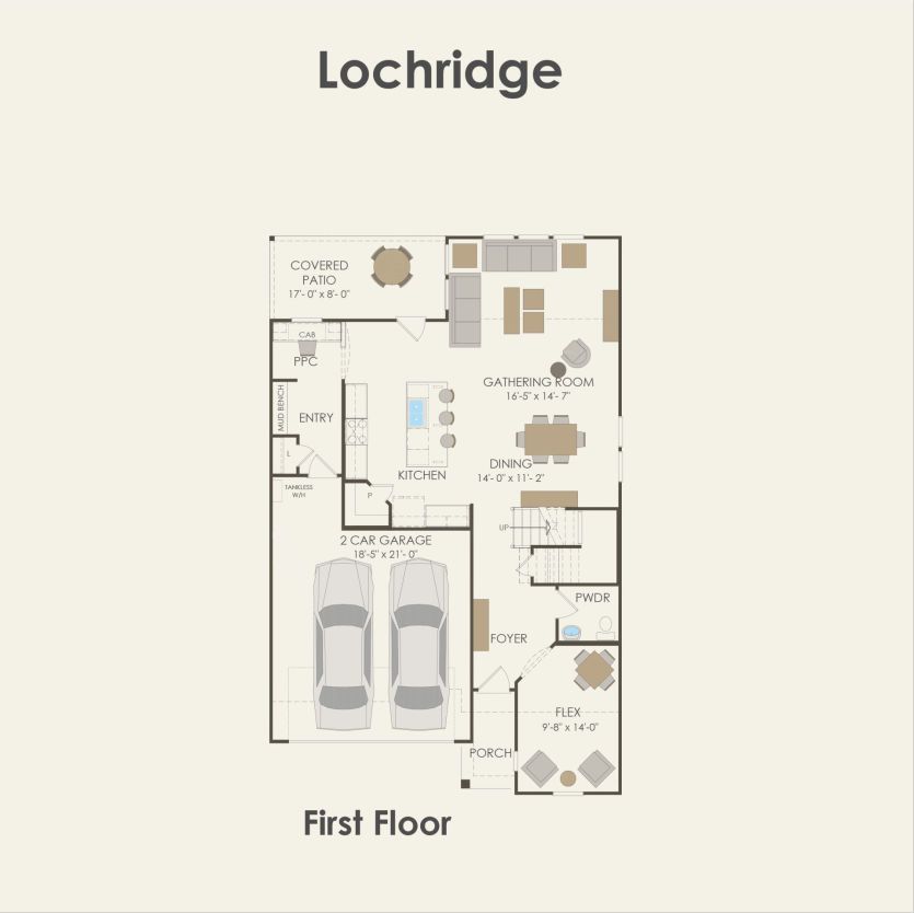 First Floor 3 br / 2.5 ba