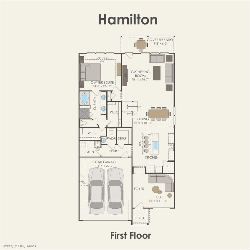 Hamilton floor plan
