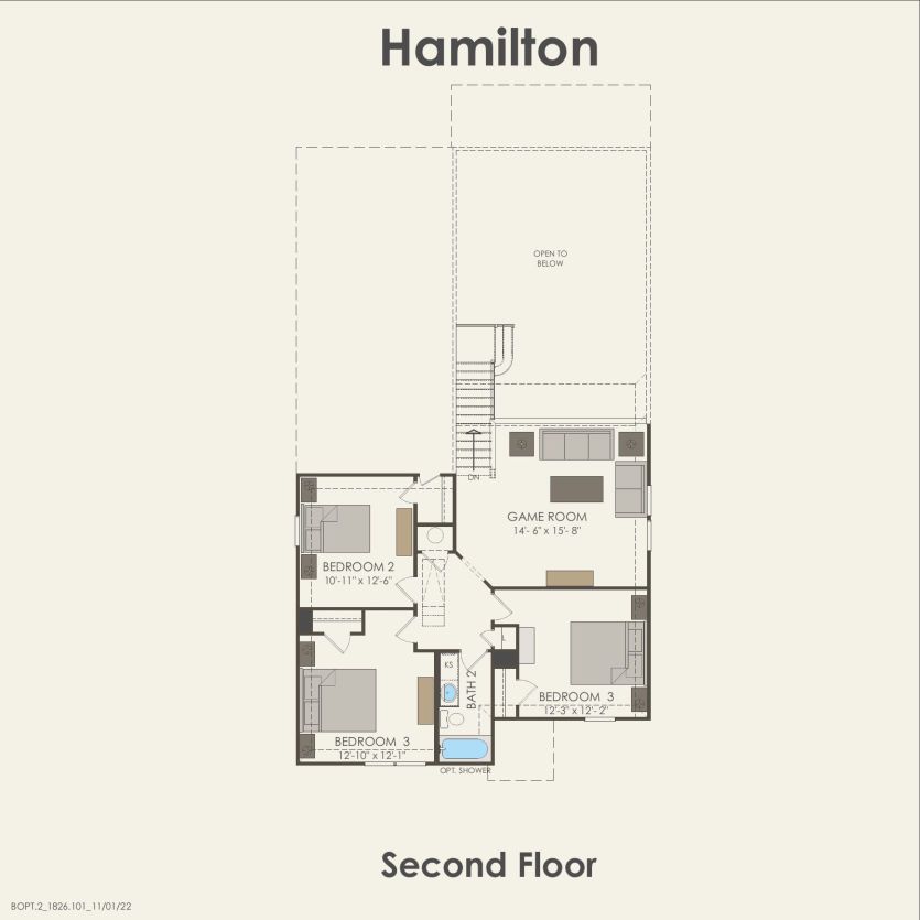 Second Floor 4 br / 2.5 ba