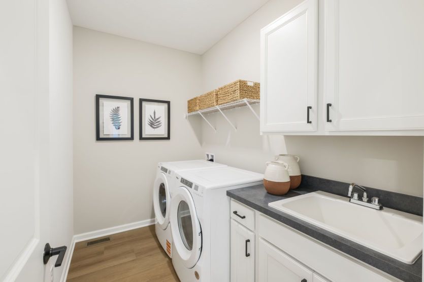 Laundry Room with Plenty of Storage