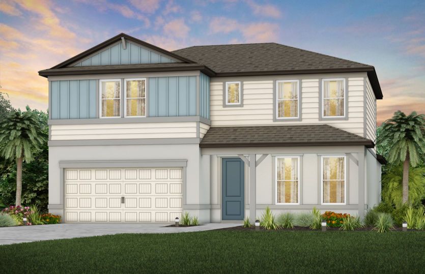 Exterior Rendering; Elevation CO2