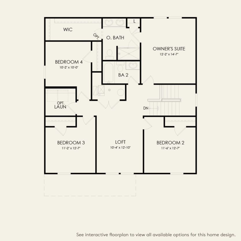 Second Floor 4 br / 2.5 ba
