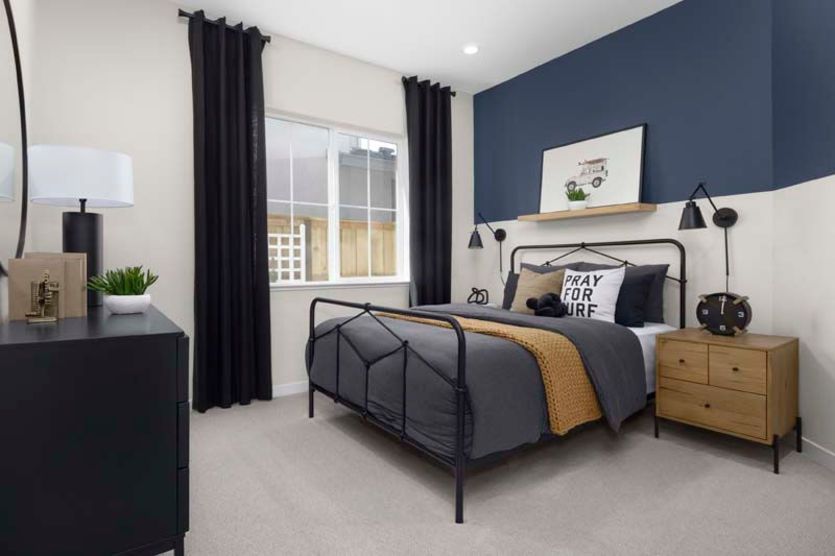 Secondary bedroom with window